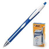 Ручка шариковая автоматическая BIC "Atlantis Exact", корпус синий, узел 0,7 мм, линия 0,3 мм, синяя, 918505